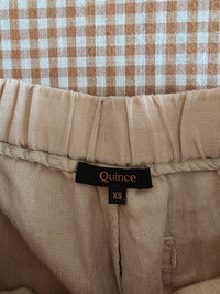 Quince Linen Straight Pants (XS)