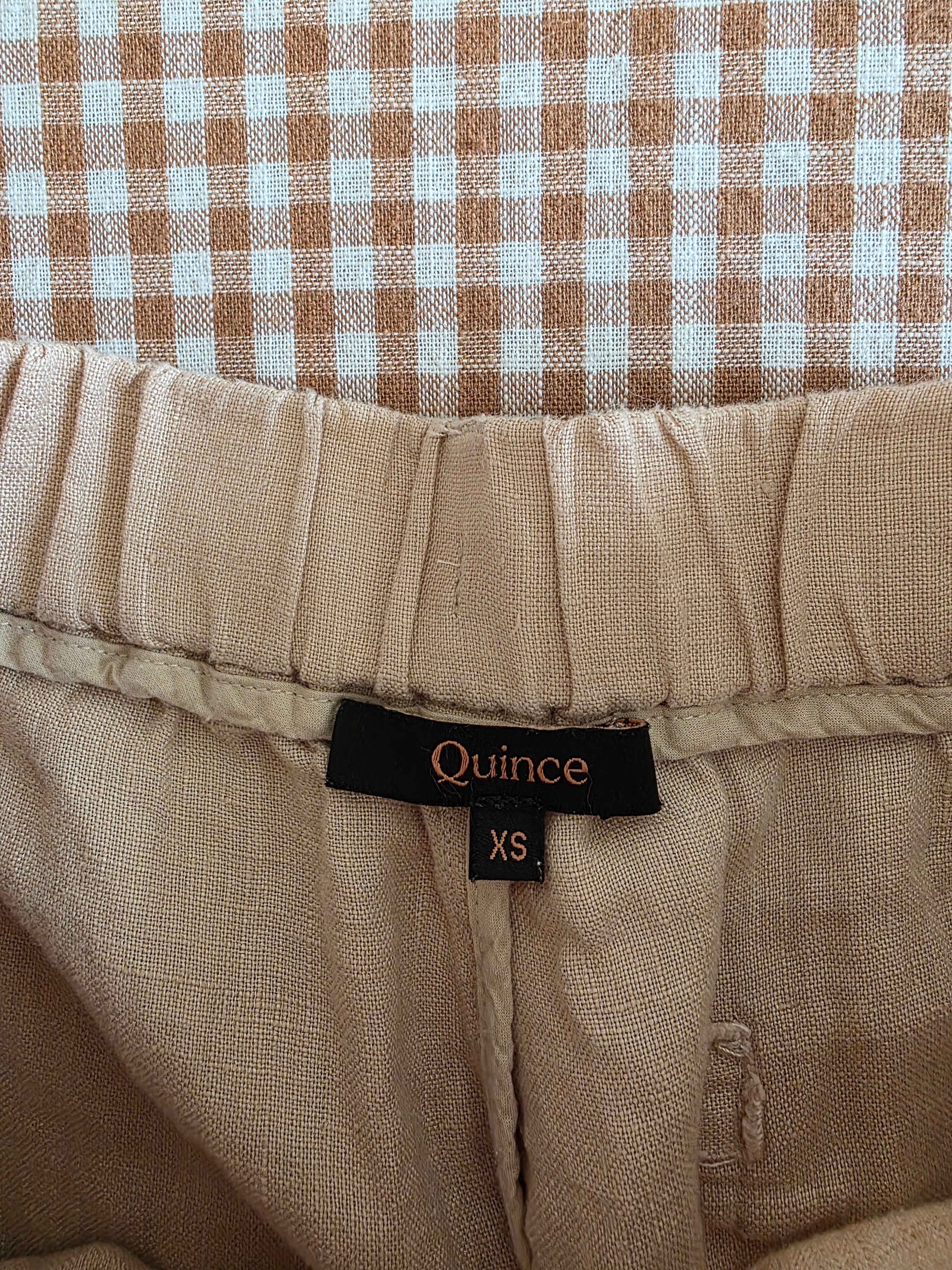 Quince Linen Straight Pants (XS)