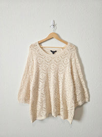 Crochet Cotton Sweater (XXL)