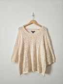 Crochet Cotton Sweater (XXL)