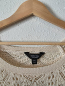 Crochet Cotton Sweater (XXL)