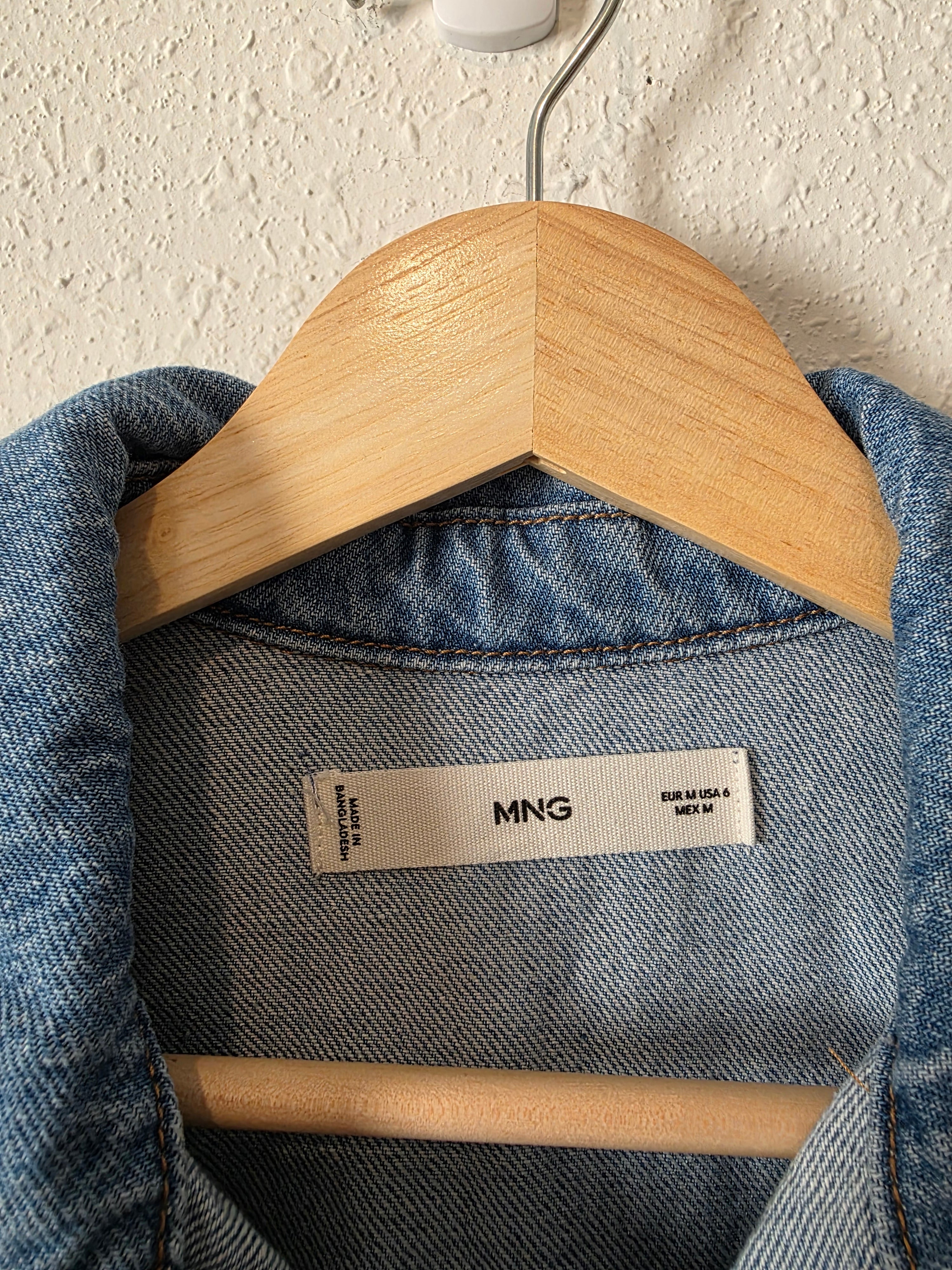 Mango Oversized Denim Top (M)