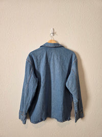 Mango Oversized Denim Top (M)