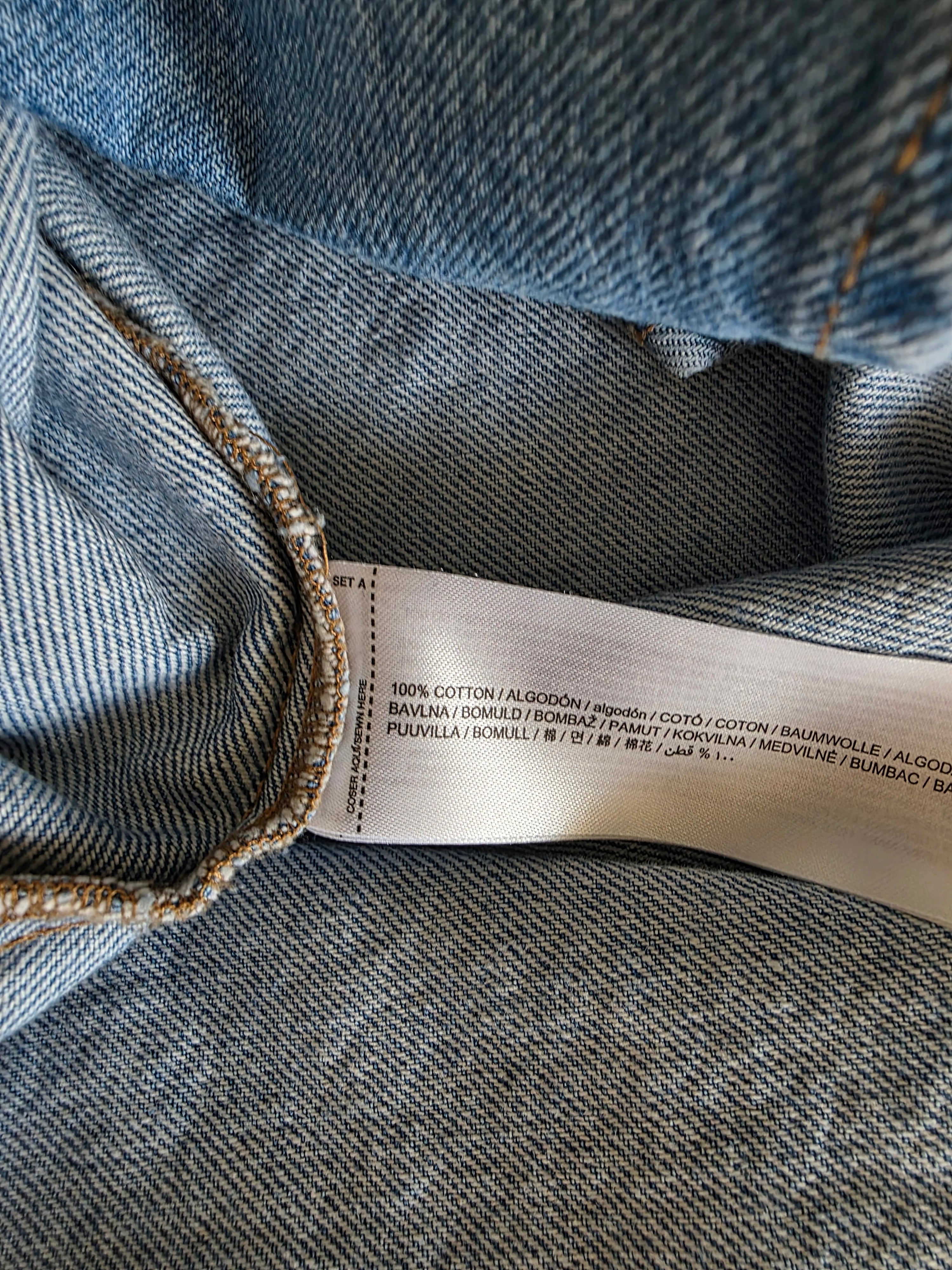 Mango Oversized Denim Top (M)