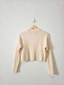 Madewell Cream Mockneck Sweater (M)