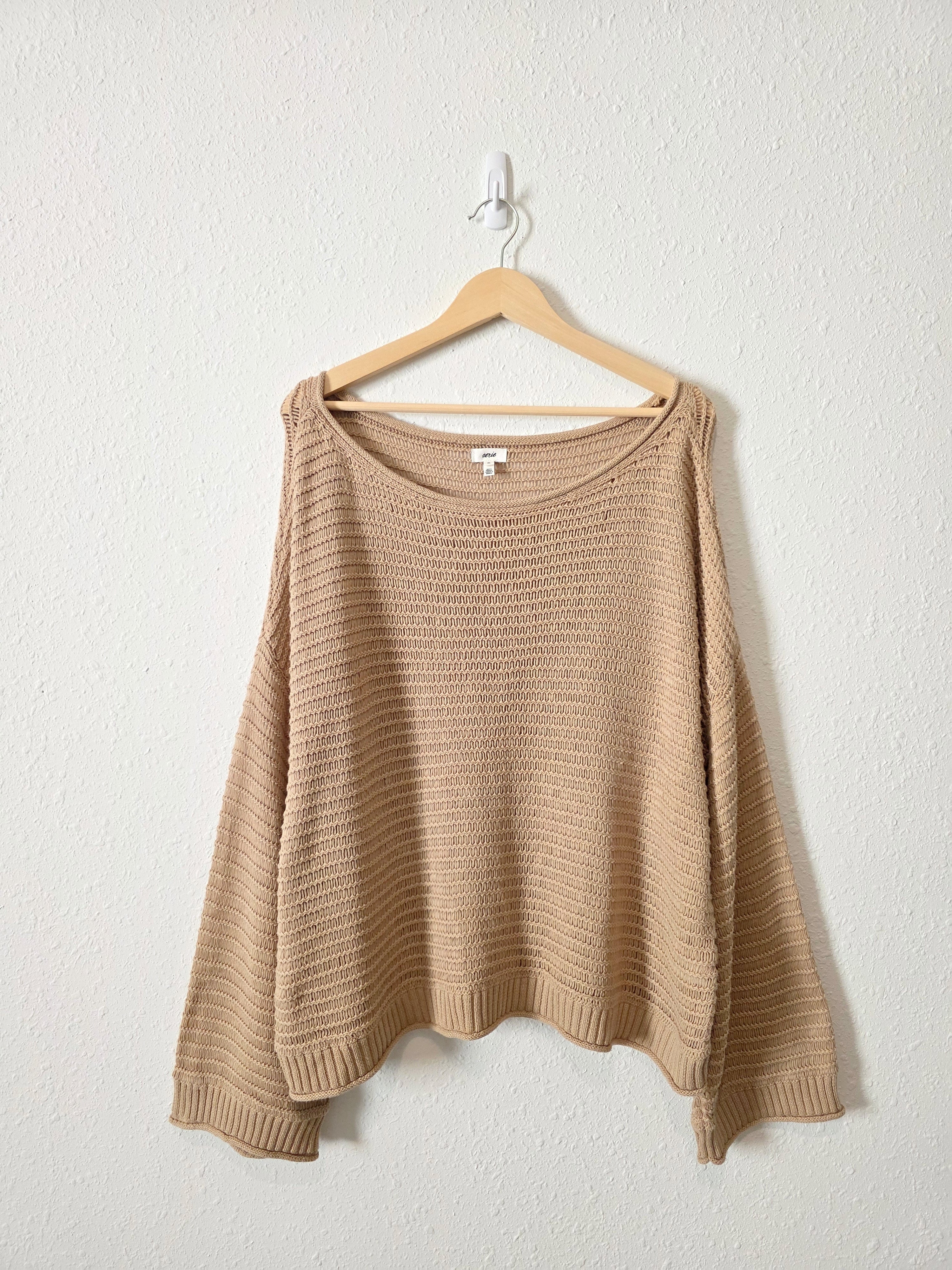 Aerie Oversized Knit Sweater (XL)