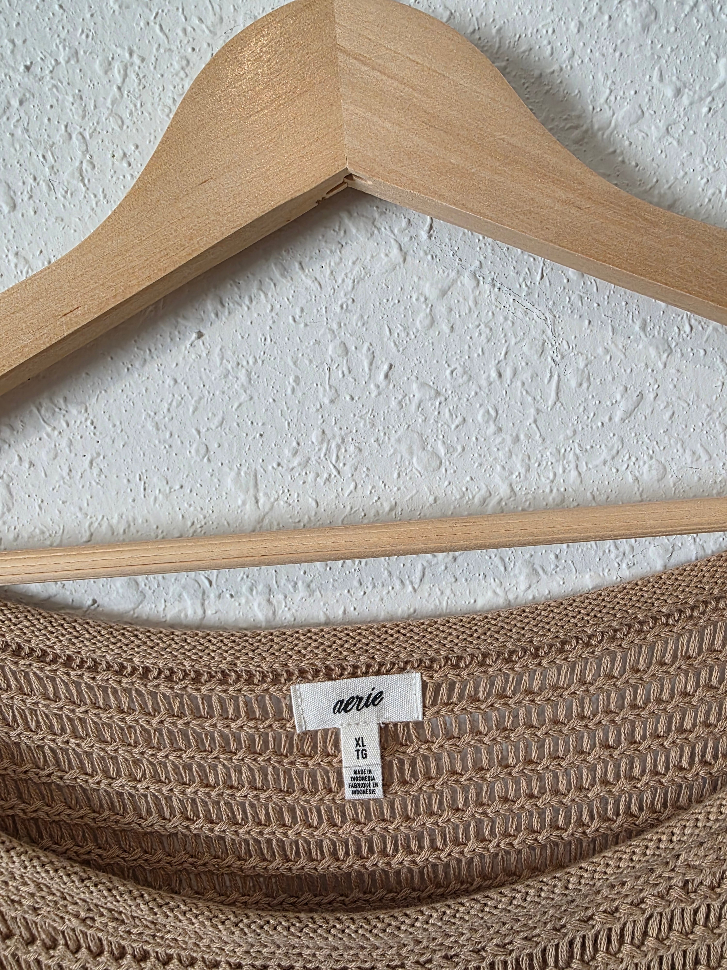 Aerie Oversized Knit Sweater (XL)