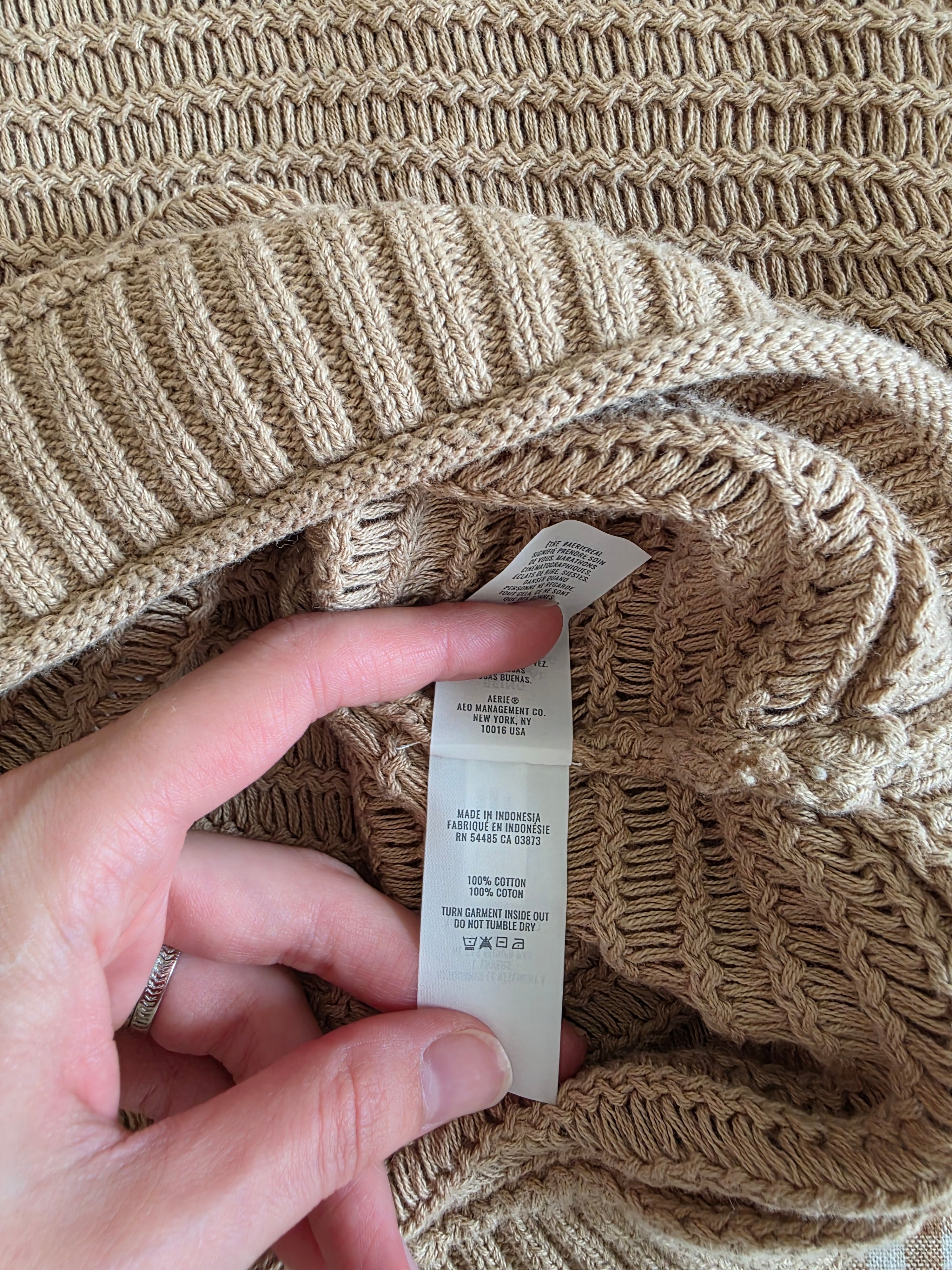 Aerie Oversized Knit Sweater (XL)