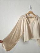 Gauze Puff Sleeve Top (S)