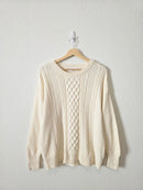 Gap Cable Knit Cotton Sweater (L)