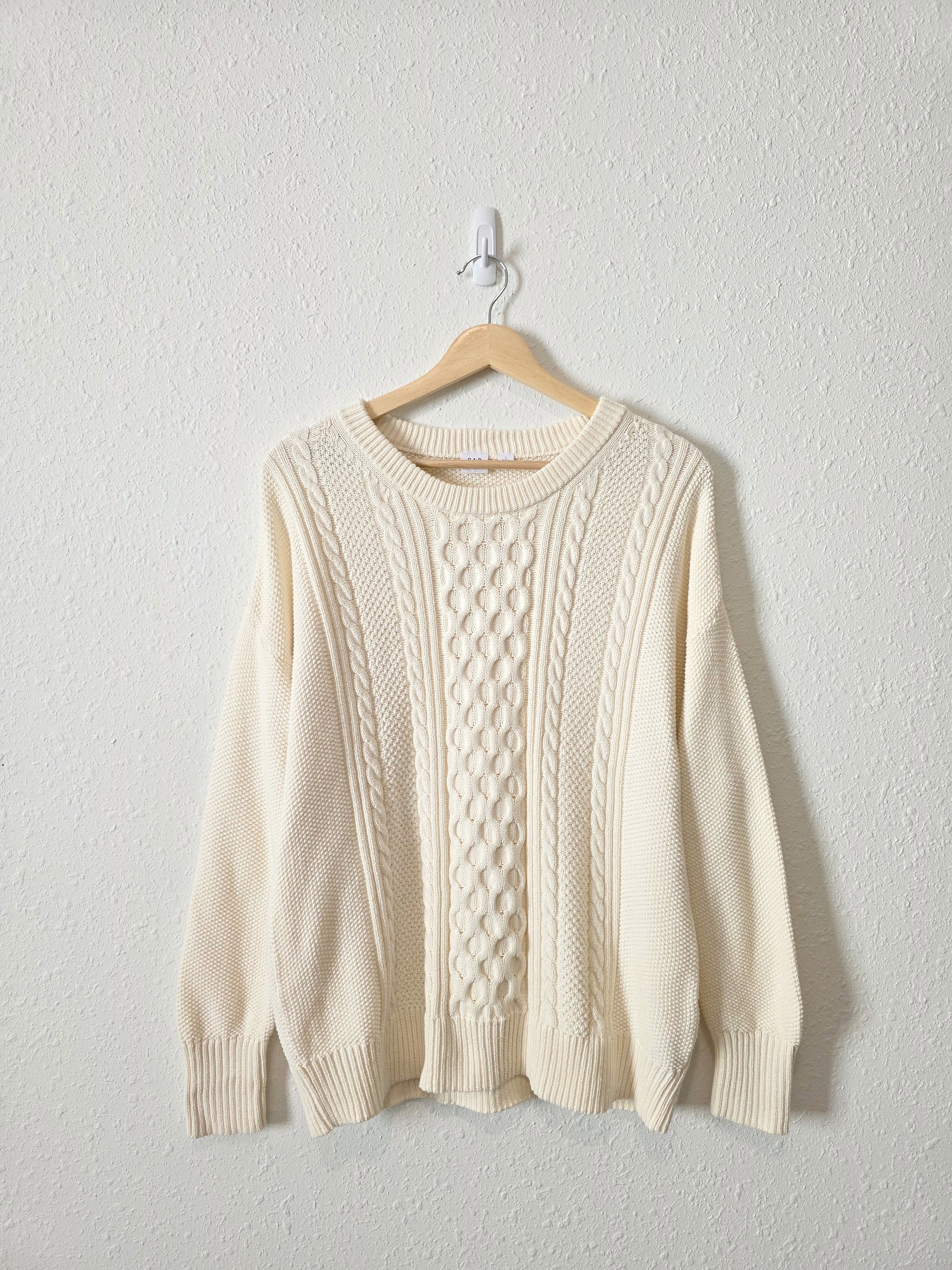 Gap Cable Knit Cotton Sweater (L)