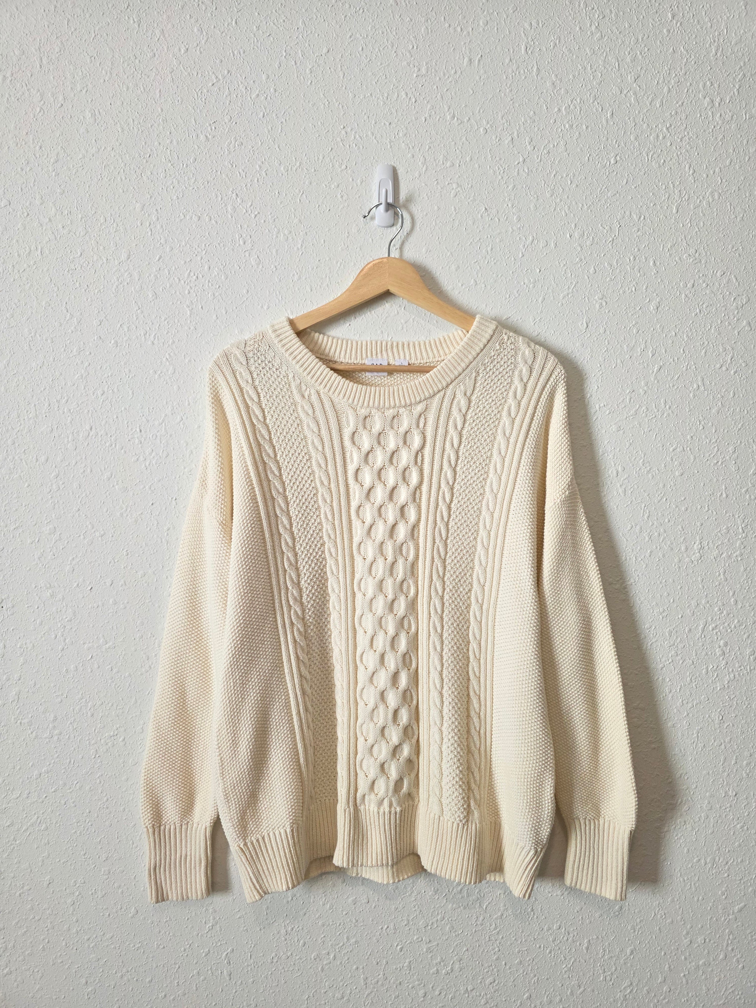 Gap Cable Knit Cotton Sweater (L)