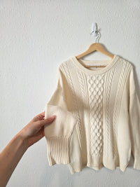 Gap Cable Knit Cotton Sweater (L)