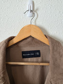 Abercrombie Brown Corduroy Button Up (XXL)