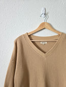 Madewell Waffle V Neck Top (XS)