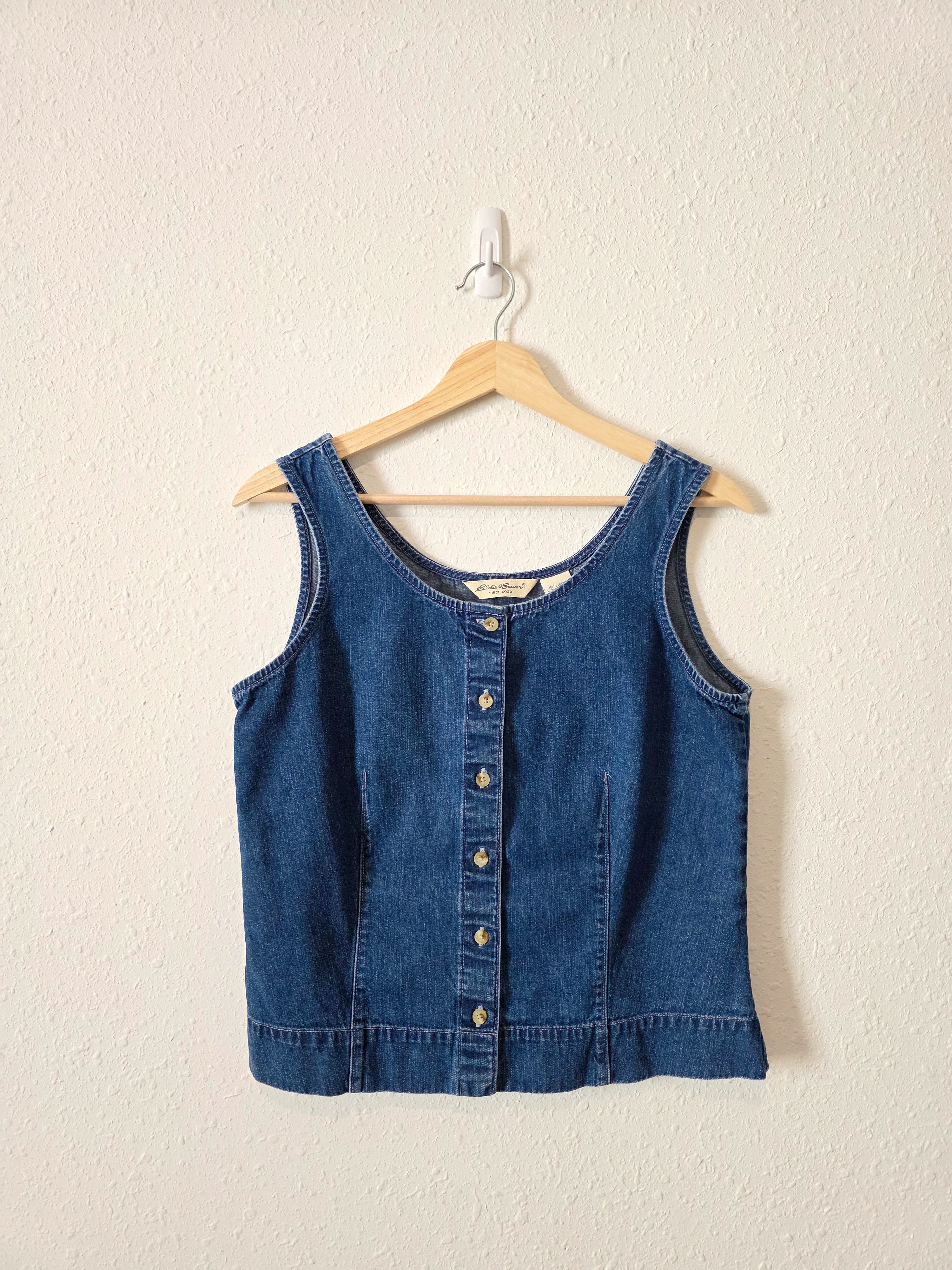 Vintage Eddie Bauer Denim Tank (S)