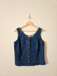 Vintage Eddie Bauer Denim Tank (S)