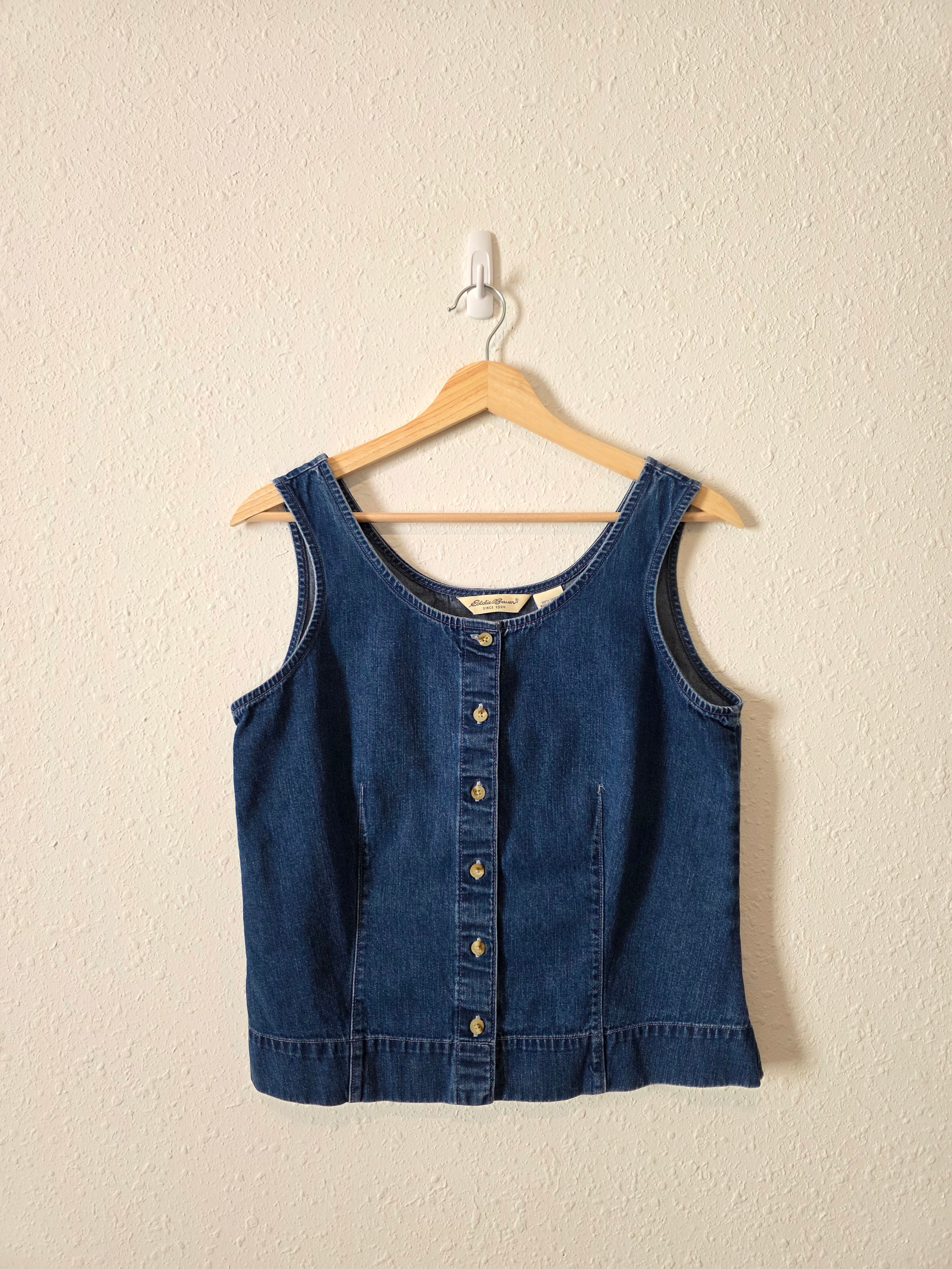 Vintage Eddie Bauer Denim Tank (S)