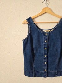 Vintage Eddie Bauer Denim Tank (S)