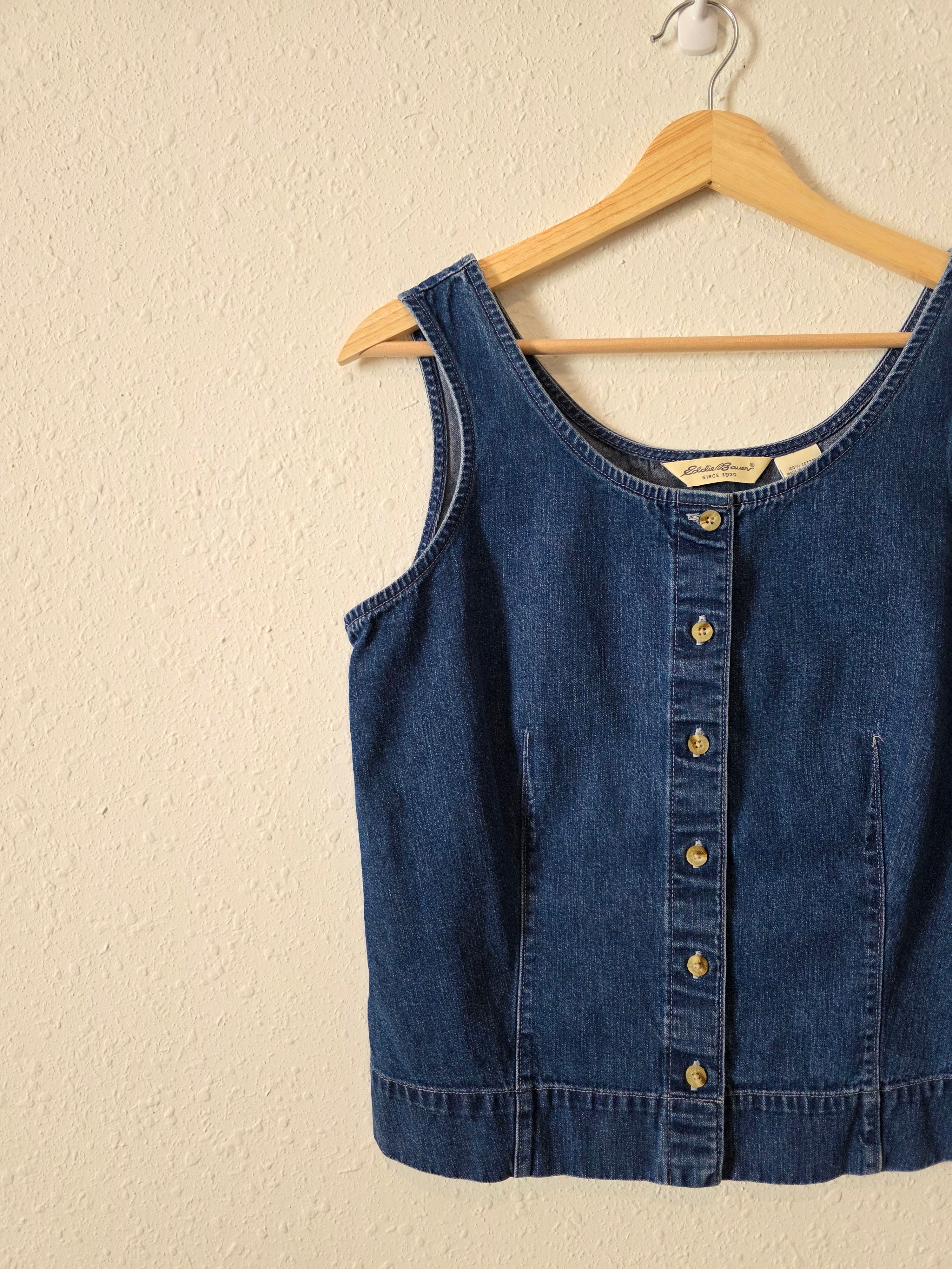Vintage Eddie Bauer Denim Tank (S)