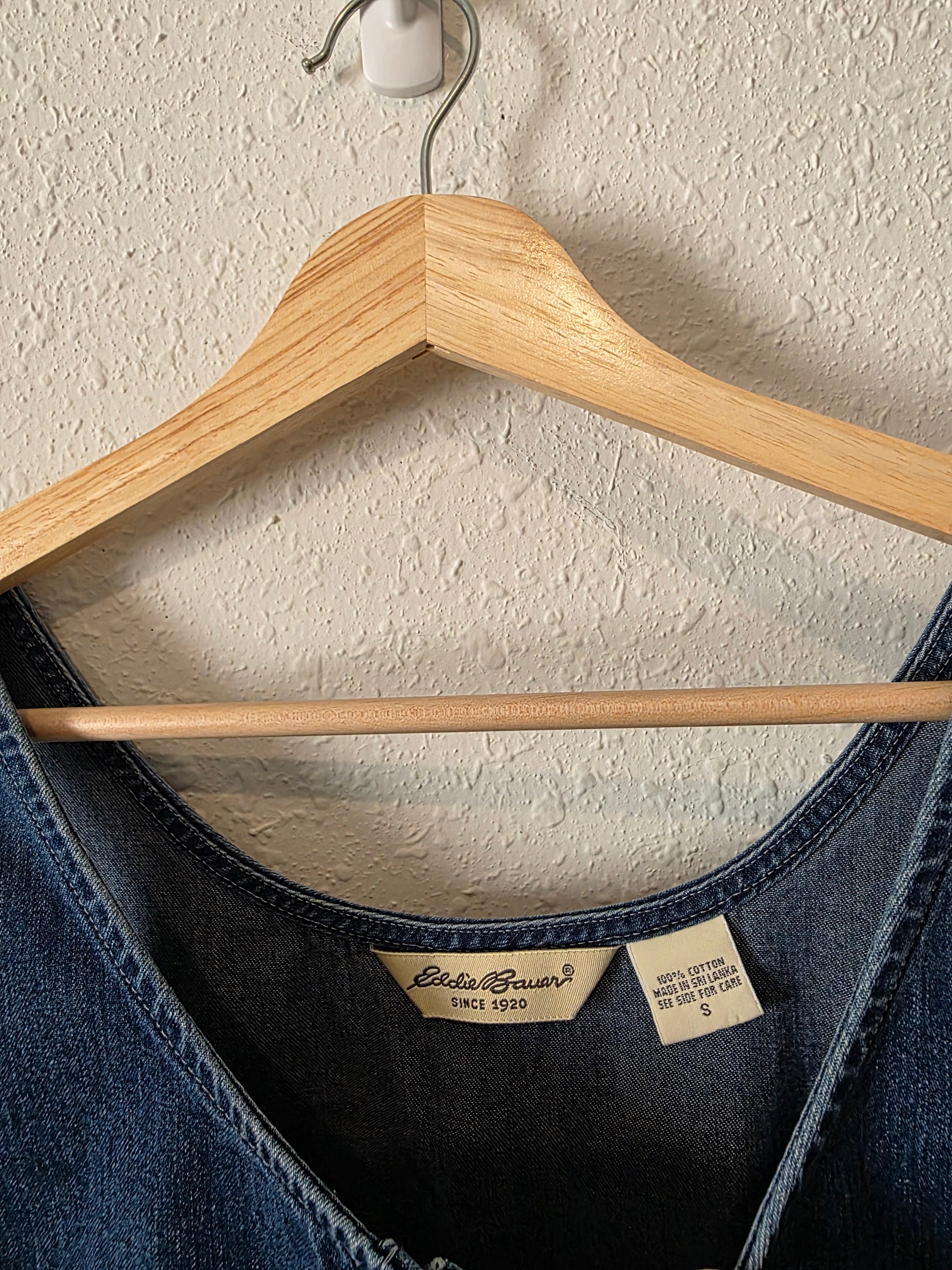 Vintage Eddie Bauer Denim Tank (S)