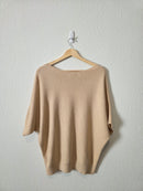 Quince Cotton Cashmere Dolman Sweater (M)