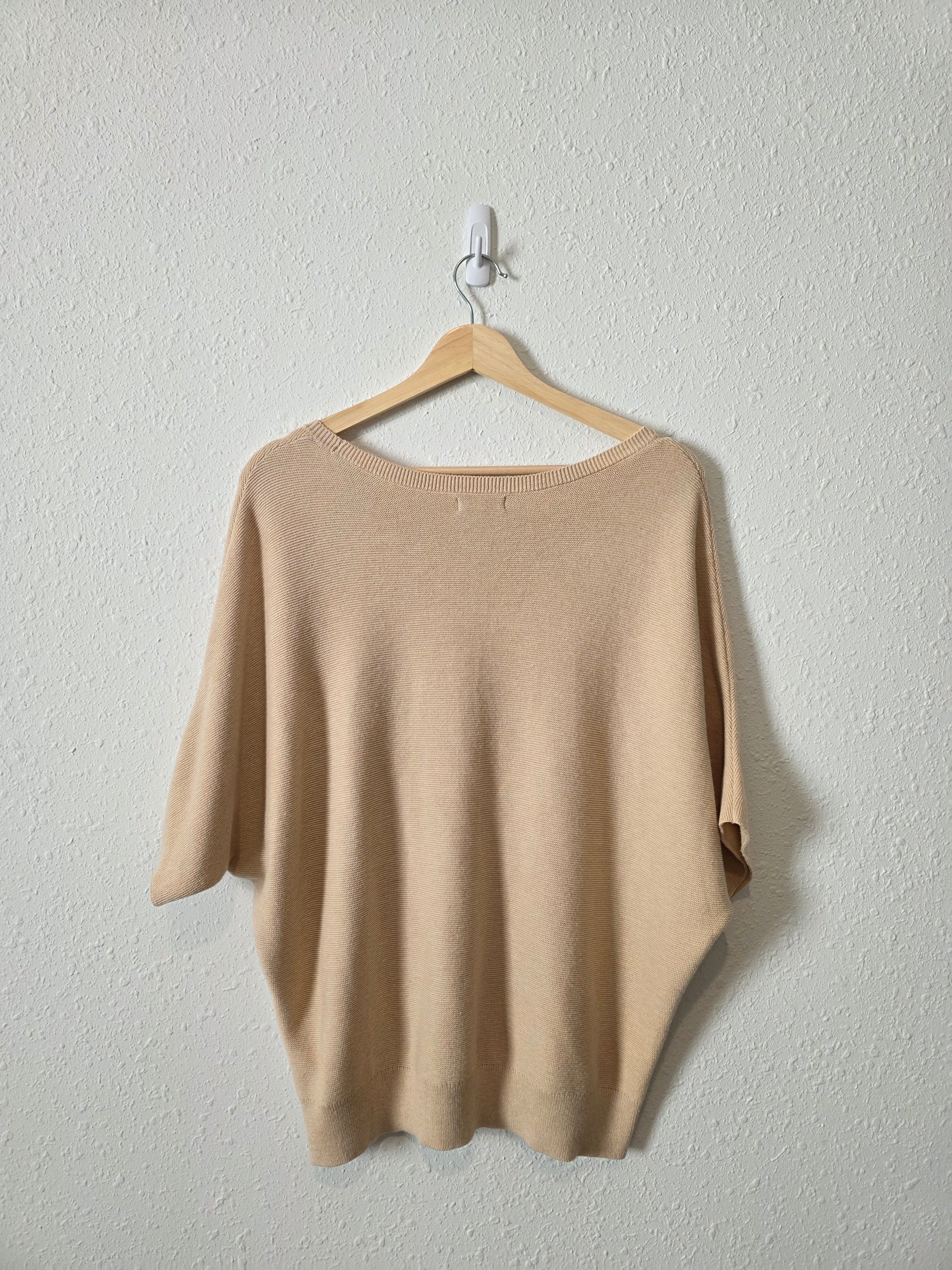 Quince Cotton Cashmere Dolman Sweater (M)