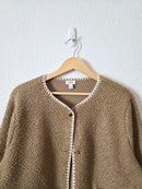 J.Crew Sherpa Button Up Jacket (XL)