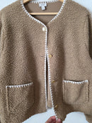 J.Crew Sherpa Button Up Jacket (XL)