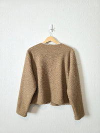 J.Crew Sherpa Button Up Jacket (XL)