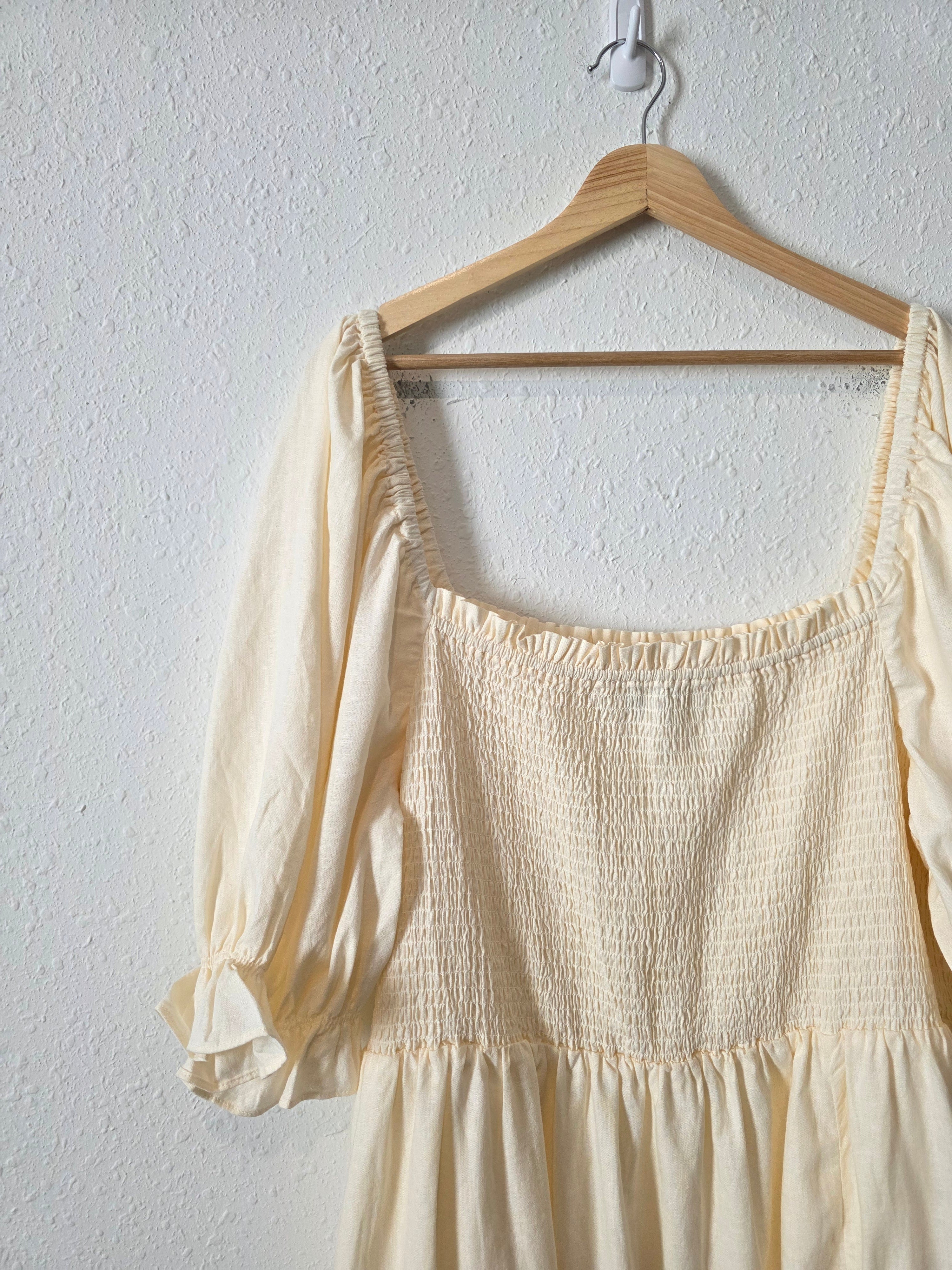 NEW Gap Smocked Midi Dress (XXL tall)