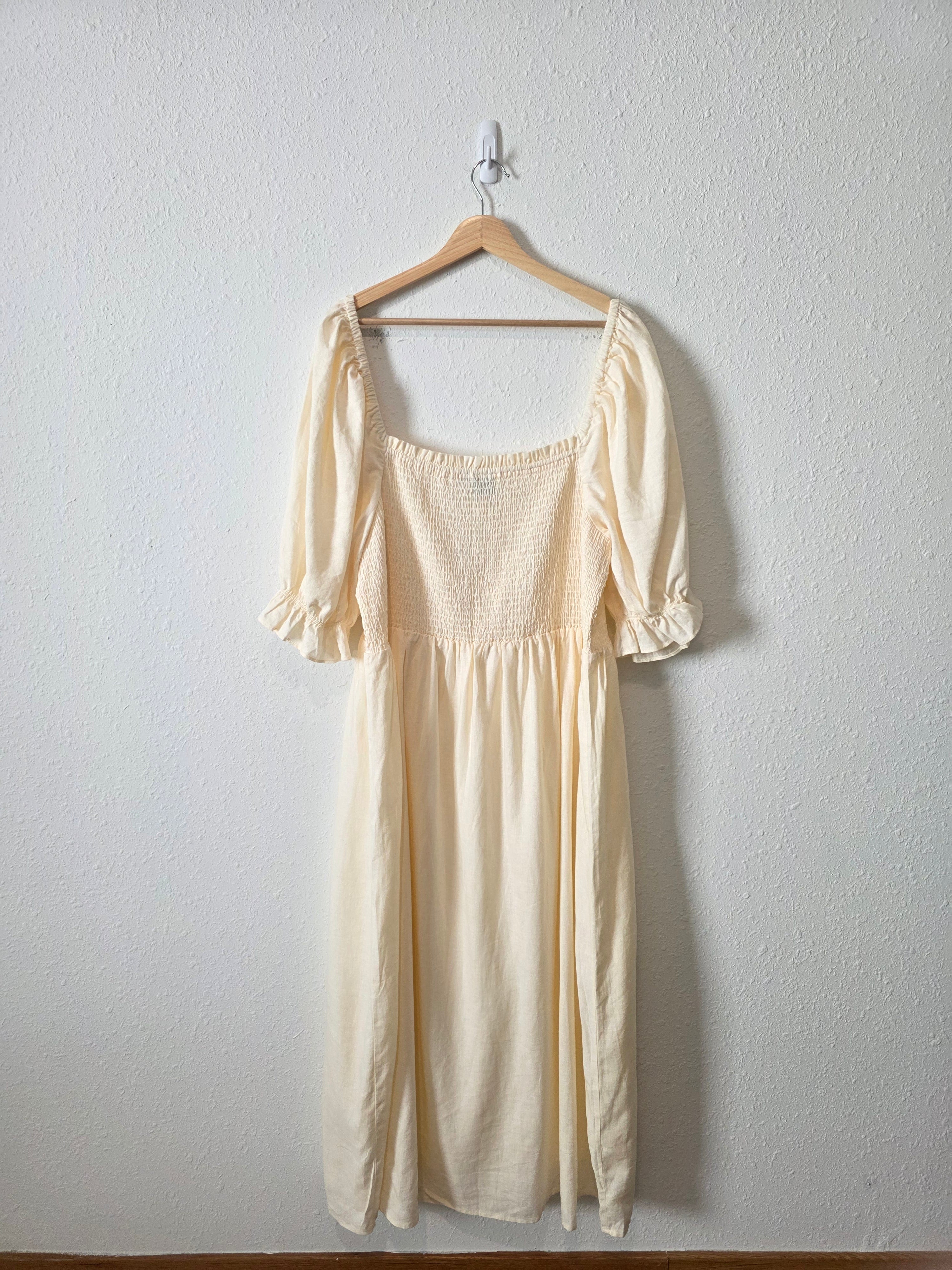 NEW Gap Smocked Midi Dress (XXL tall)