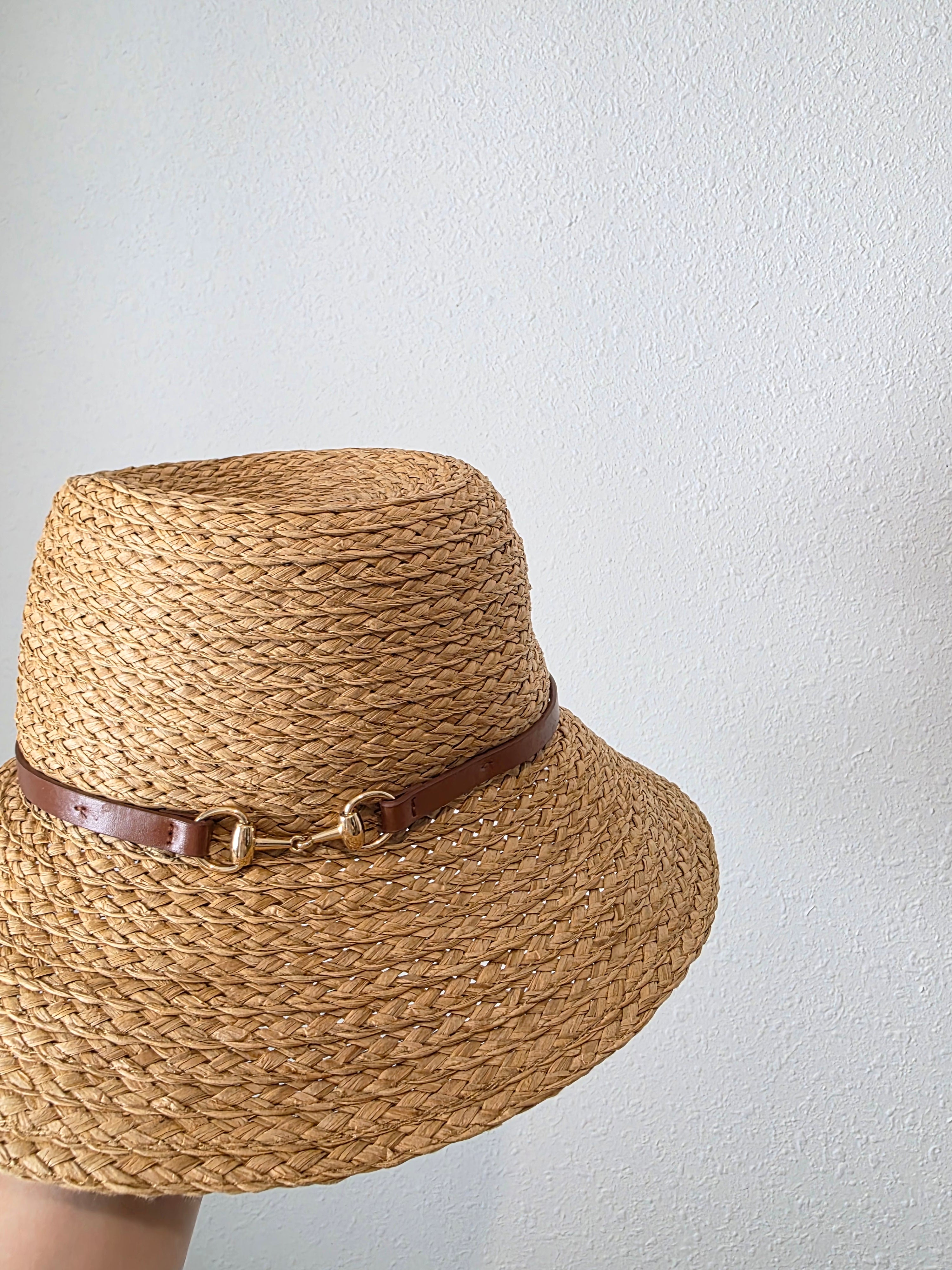 Woven Straw Beach Hat (OS)