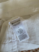 Athleta White Linen Tank (L)