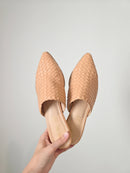 Woven Leather Mules (8.5)