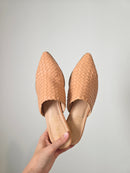 Woven Leather Mules (8.5)