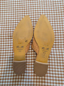 Woven Leather Mules (8.5)