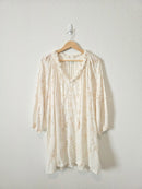 Sundance Floral Eyelet Tunic Dress (L)