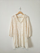 Sundance Floral Eyelet Tunic Dress (L)