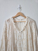 Sundance Floral Eyelet Tunic Dress (L)