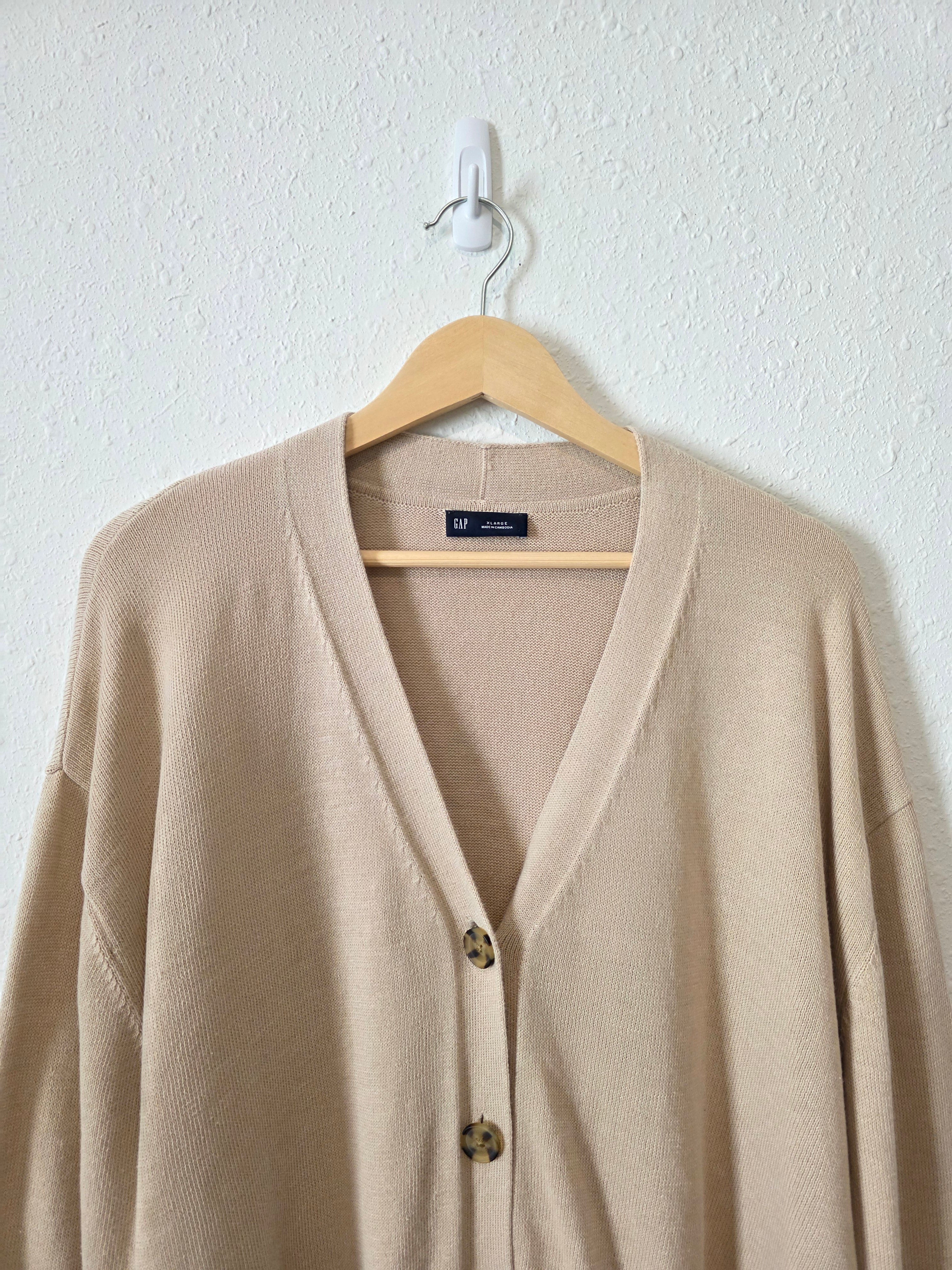 Gap Linen Blend Cardigan (XL)