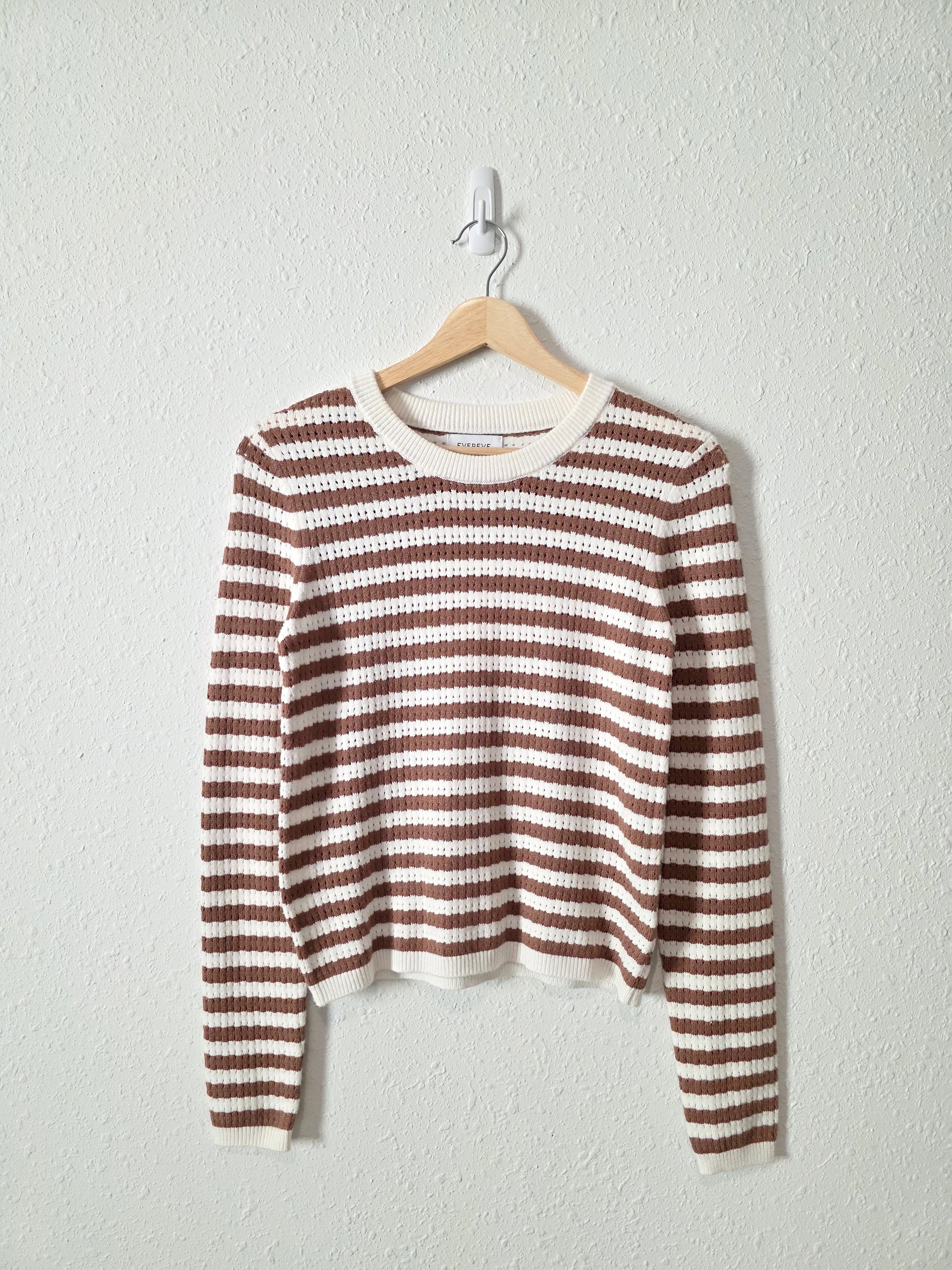 Evereve Striped Knit Sweater (XS)