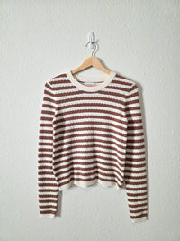 Evereve Striped Knit Sweater (XS)