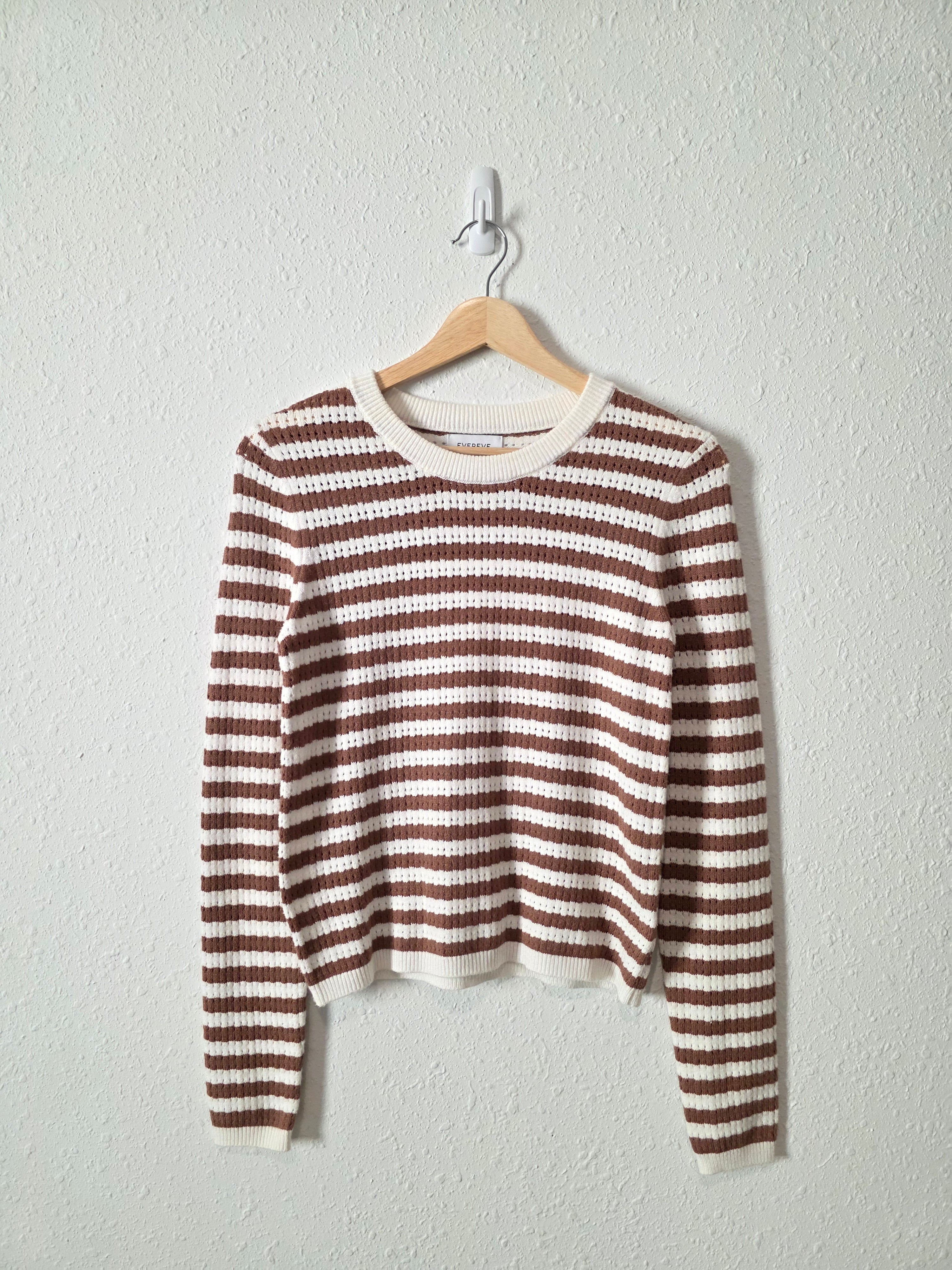 Evereve Striped Knit Sweater (XS)
