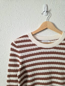 Evereve Striped Knit Sweater (XS)