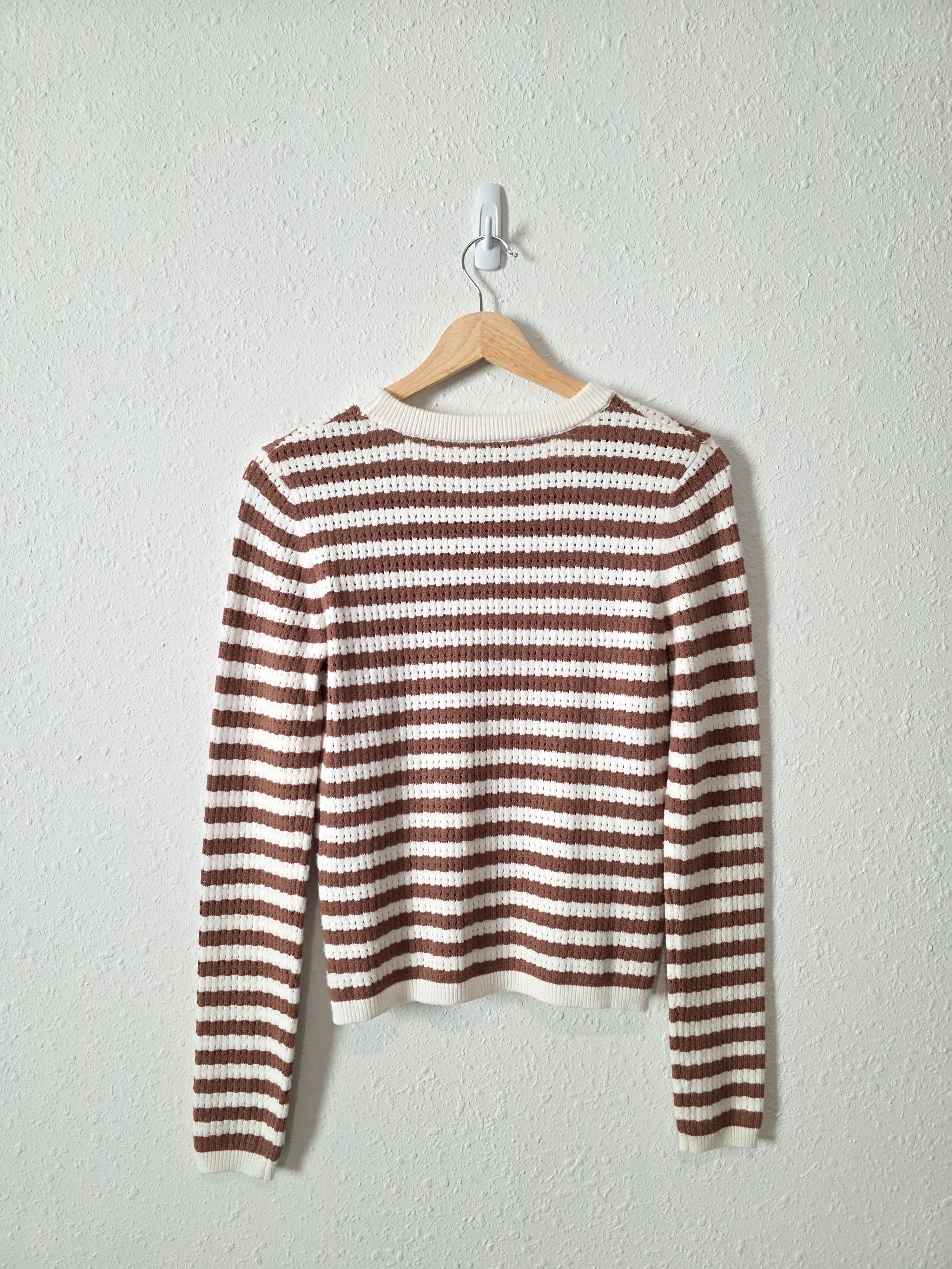 Evereve Striped Knit Sweater (XS)