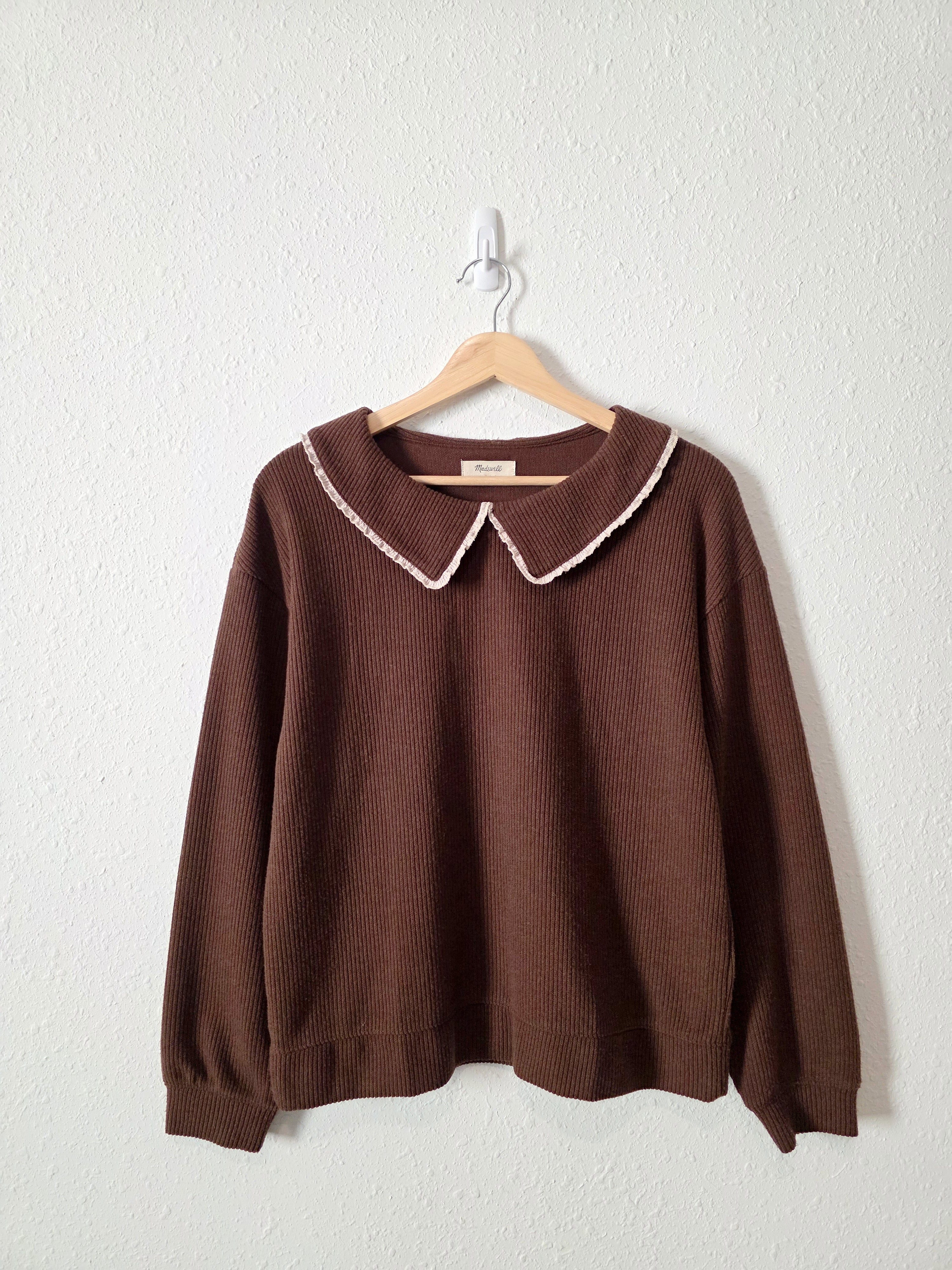 Madewell Brown Collared Top (M)