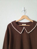 Madewell Brown Collared Top (M)