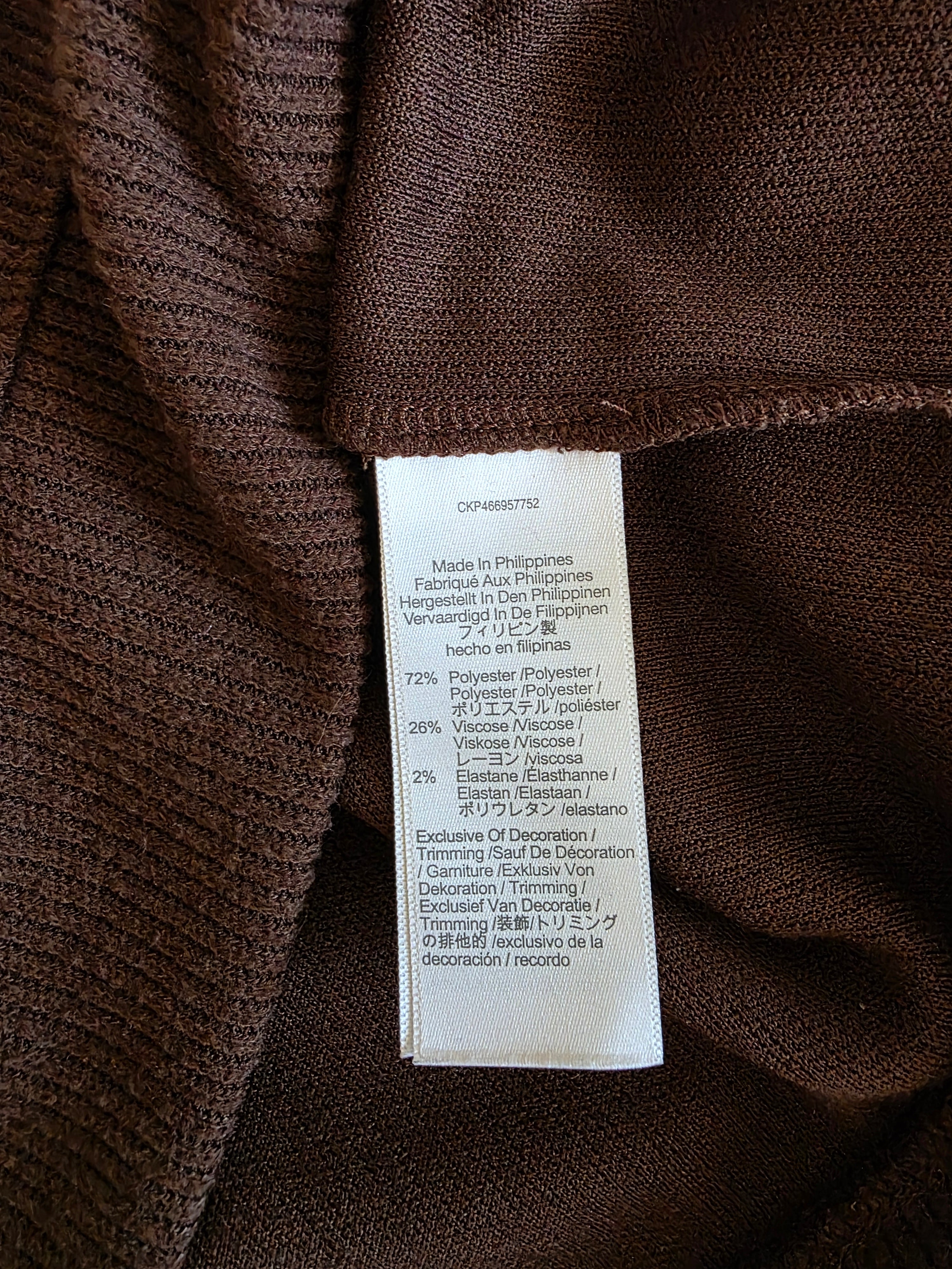 Madewell Brown Collared Top (M)