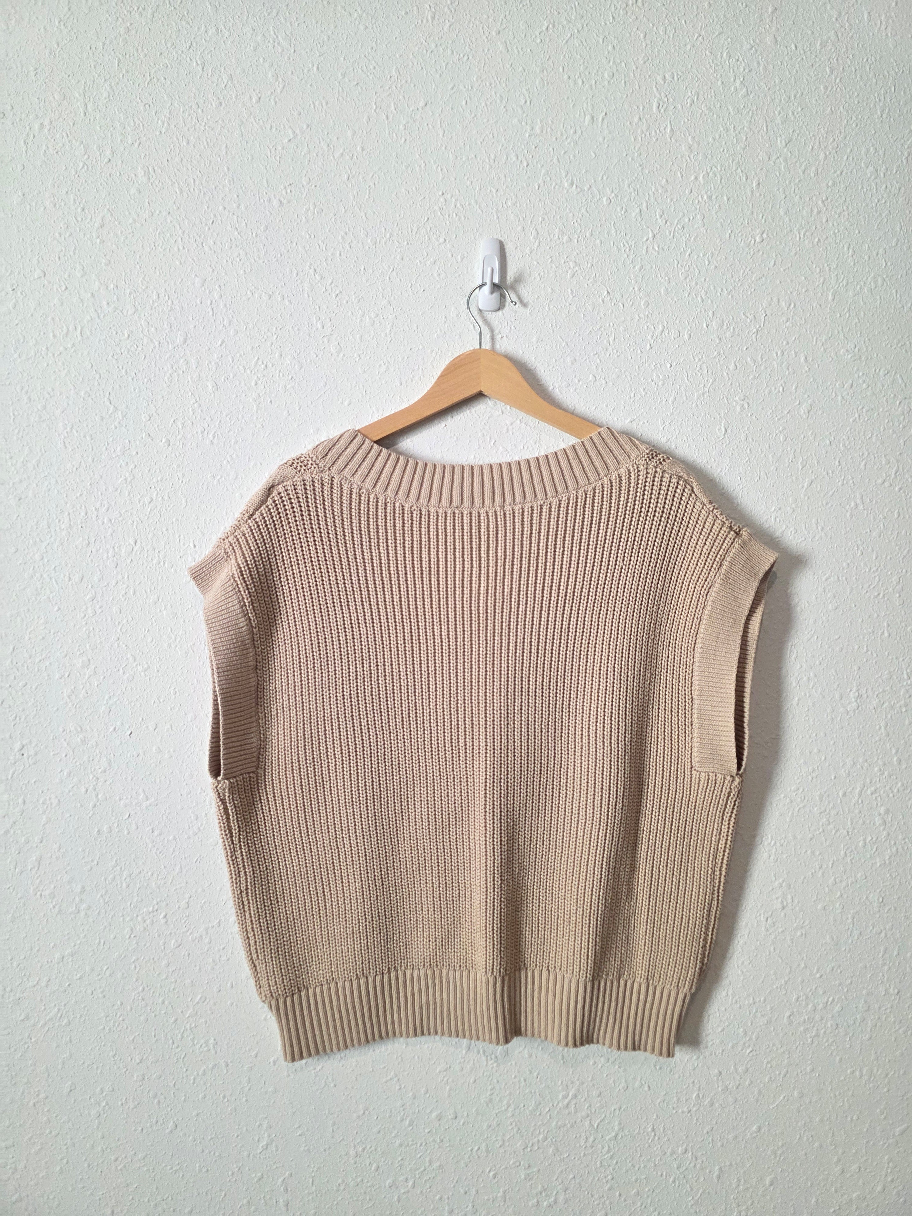 Cable Knit Sweater Vest (L)